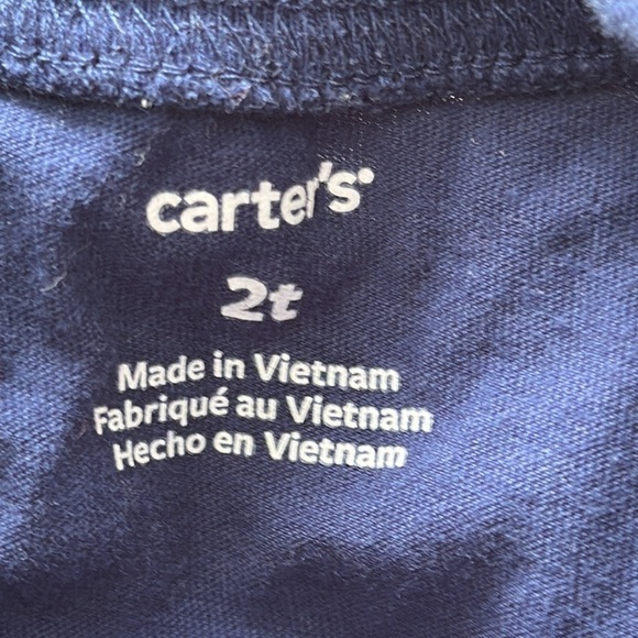 2T Baby boy toddler blue and green dinosaur pants hoodie, and long sleeve Tee - Picture 3 of 13